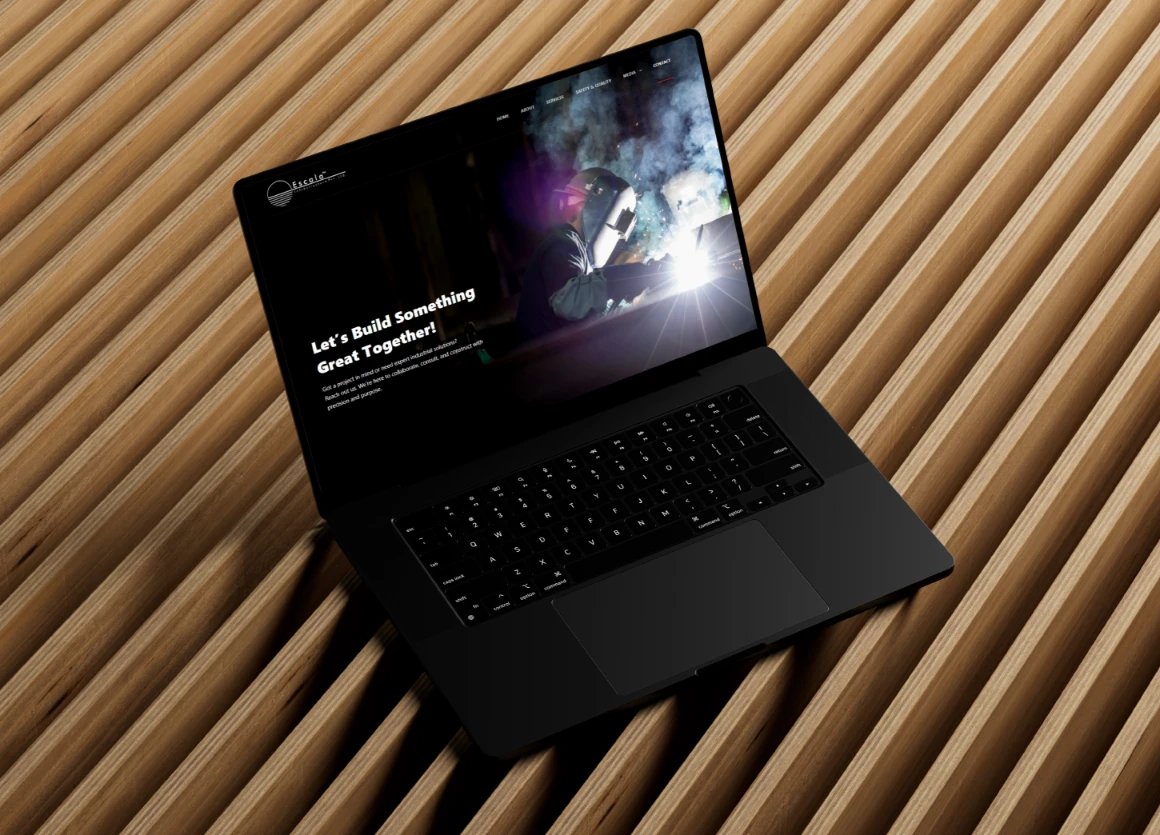 Escala Infrastructure Web Design Product Showcase