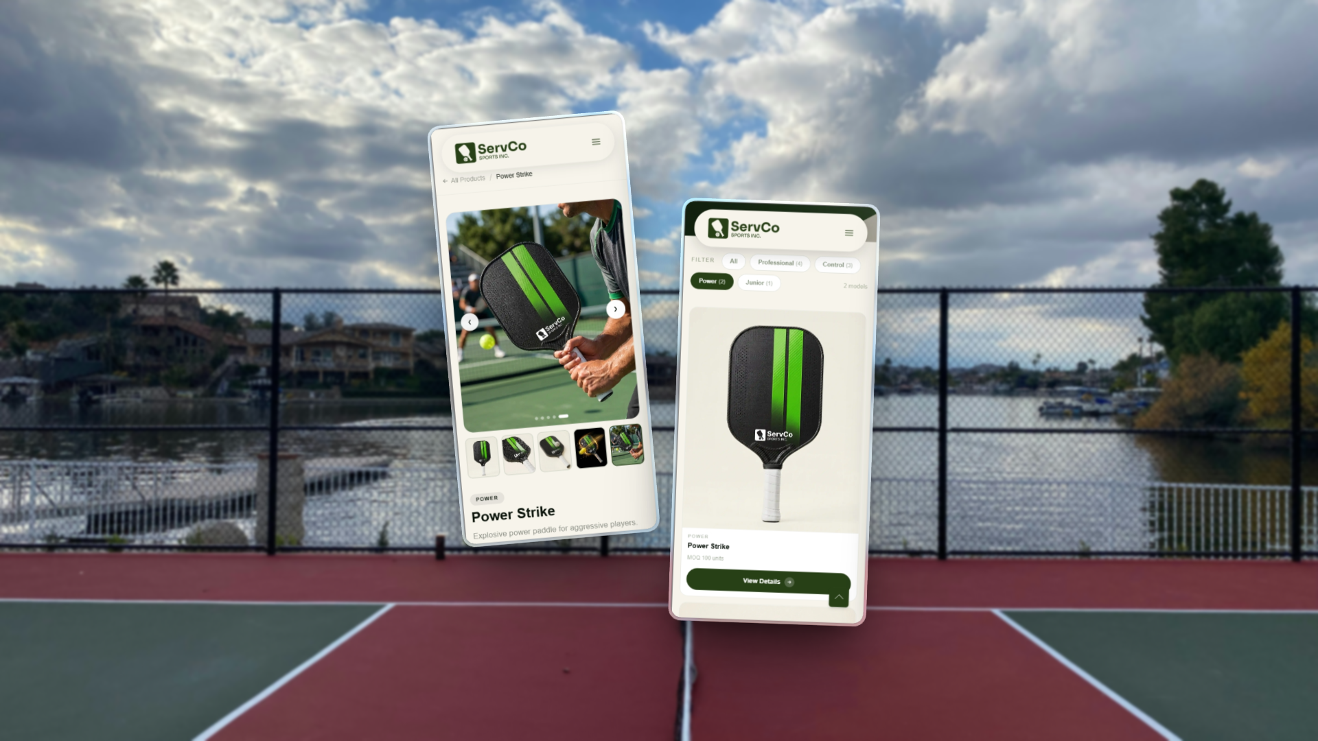 ServCo Sports Mobile Responsive B2B Website Design